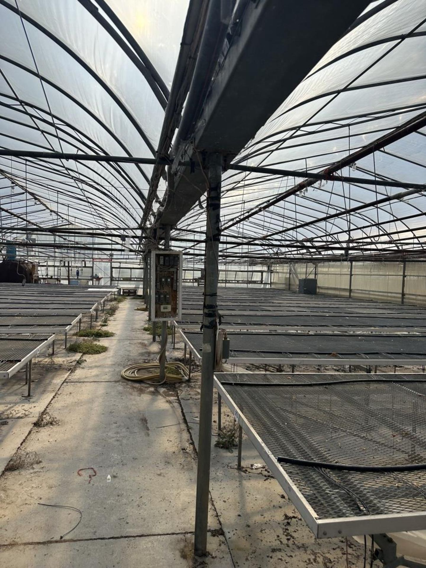 WESTBROOK GUTTER CONNECT 2-BAY GREENHOUSE 60FT X 144FT X 96” H & 2-BAY 60FT X 72 FT X 96”, INCLUDING - Image 56 of 95