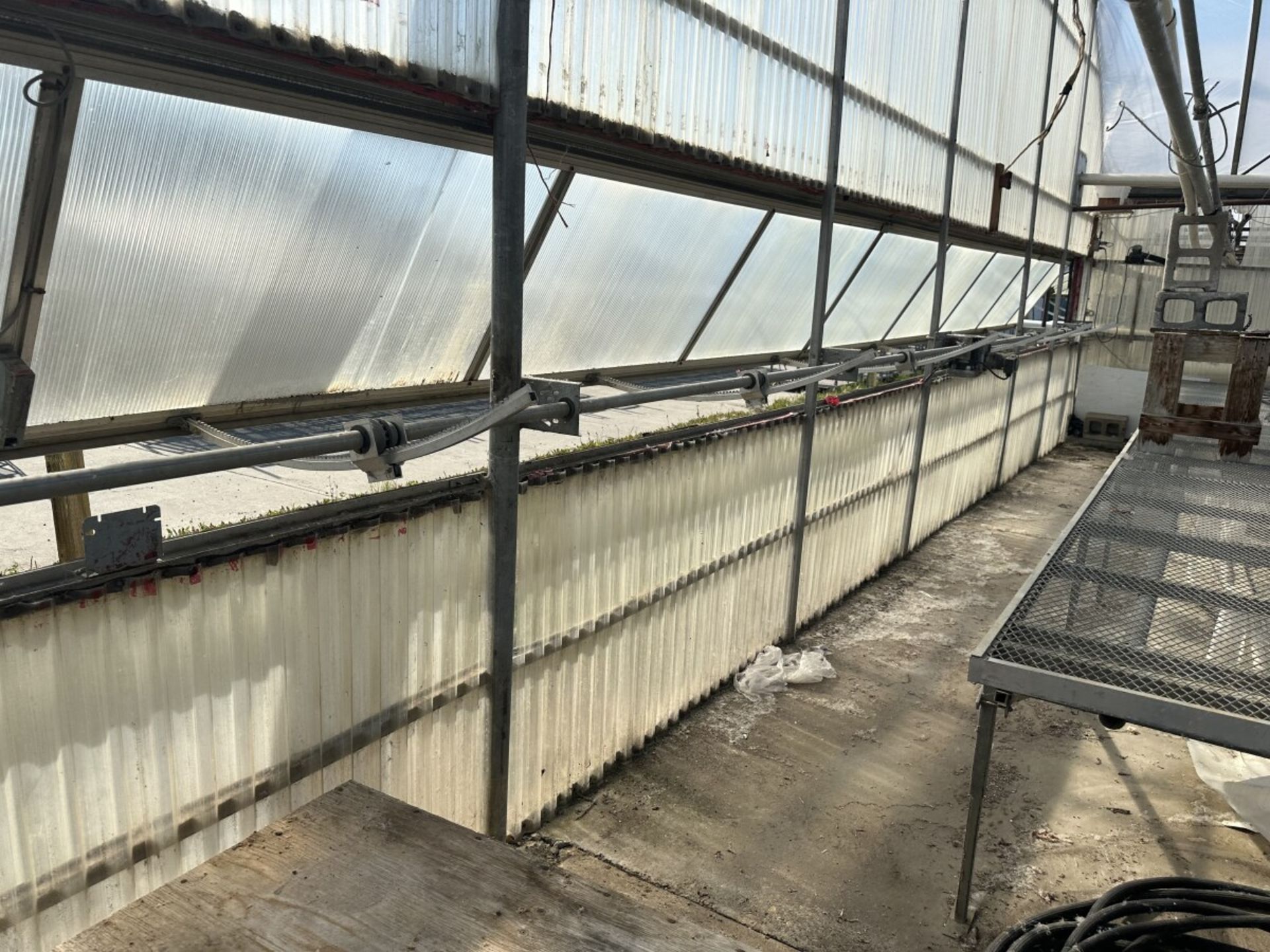 WESTBROOK GUTTER CONNECT 2-BAY GREENHOUSE 60FT X 144FT X 96” H & 2-BAY 60FT X 72 FT X 96”, INCLUDING - Image 67 of 95