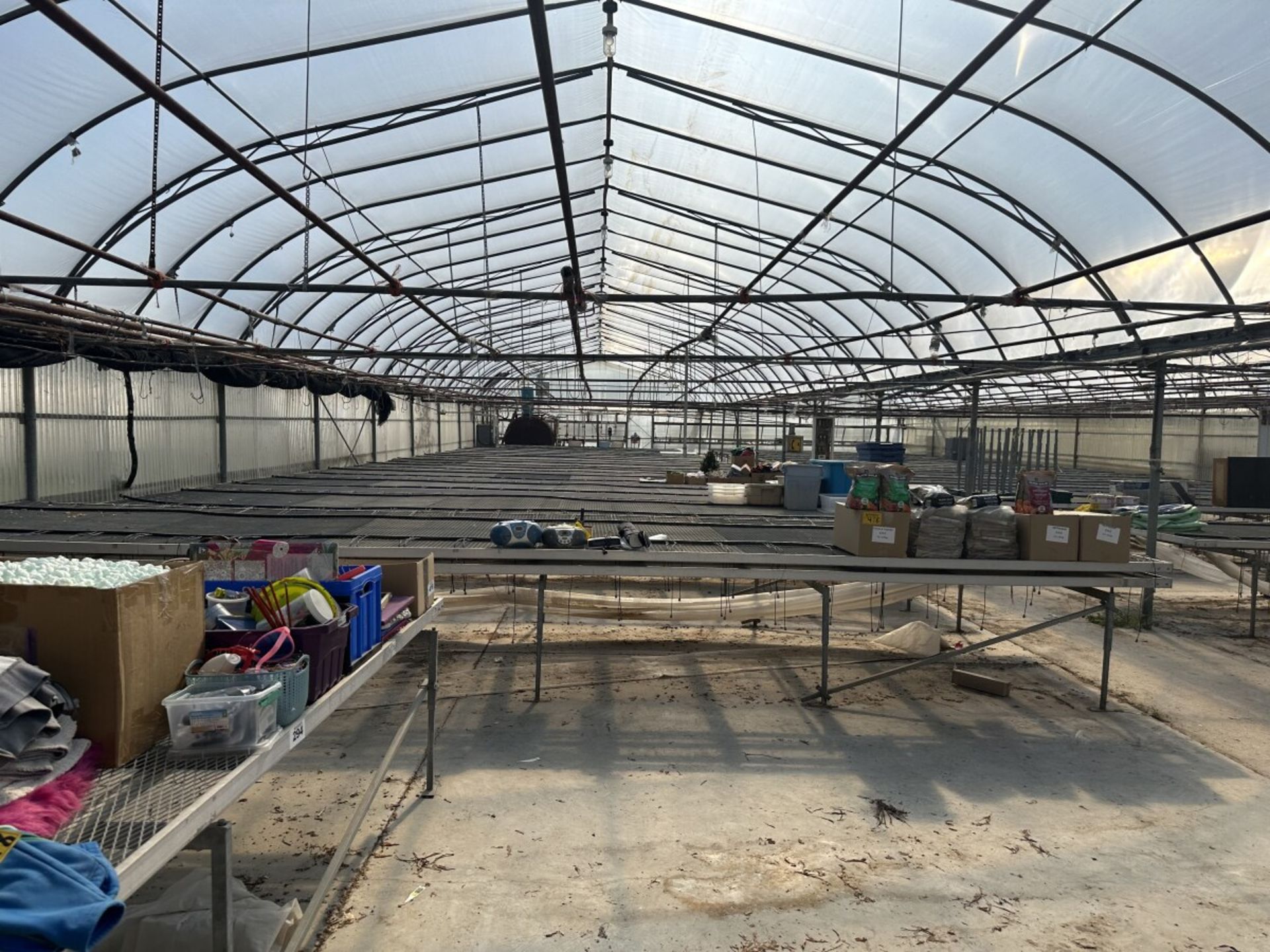 WESTBROOK GUTTER CONNECT 2-BAY GREENHOUSE 60FT X 144FT X 96” H & 2-BAY 60FT X 72 FT X 96”, INCLUDING - Image 48 of 95