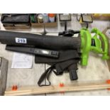 EARTHWISE ELEC. LEAF BLOWER/VACUUM