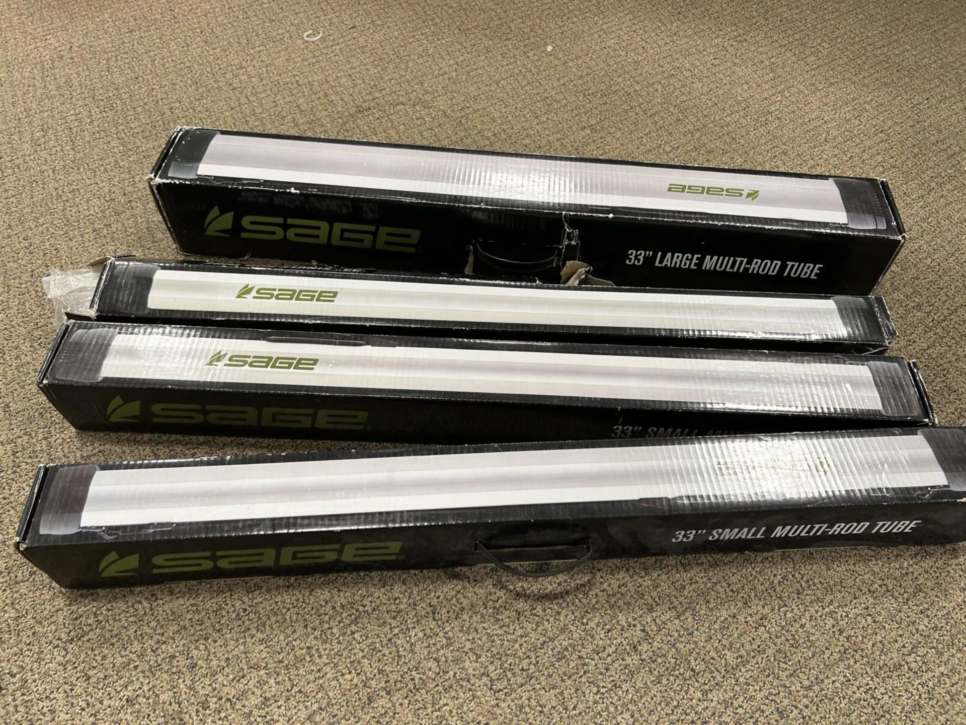 L/O ASSORTED SAGE ROD TUBES