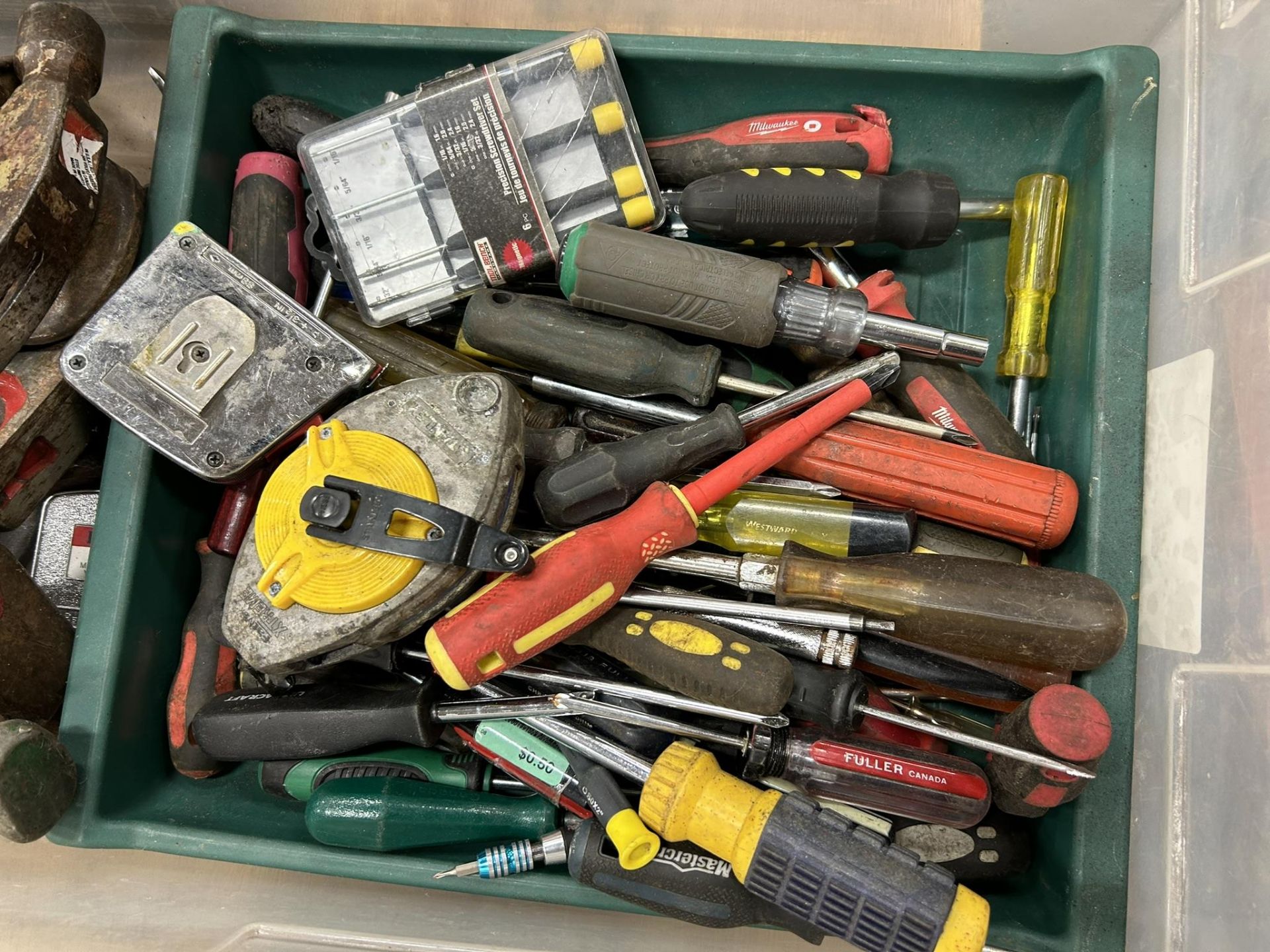 L/O ASSORTED HAMMERS, SCREWDRIVERS, PIPE WRENCHES, ETC. - Image 2 of 3
