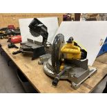 DEWALT 12" MITRE SAW AND SEARS-CRAFTSMAN 10" MITRE SAW