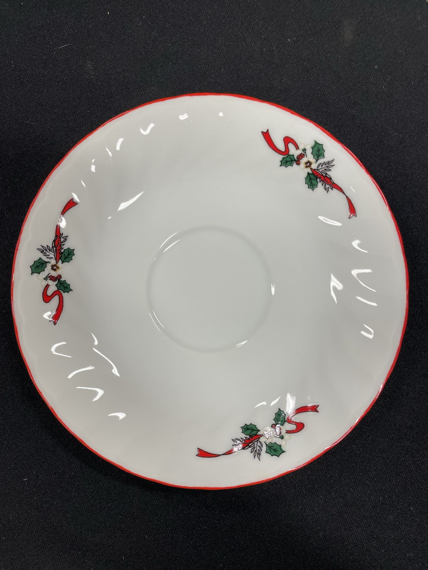 CHRISTMAS THEMED DISHES, TEA CUPS, SAUCERS, BOWLS, ETC. - Image 3 of 3