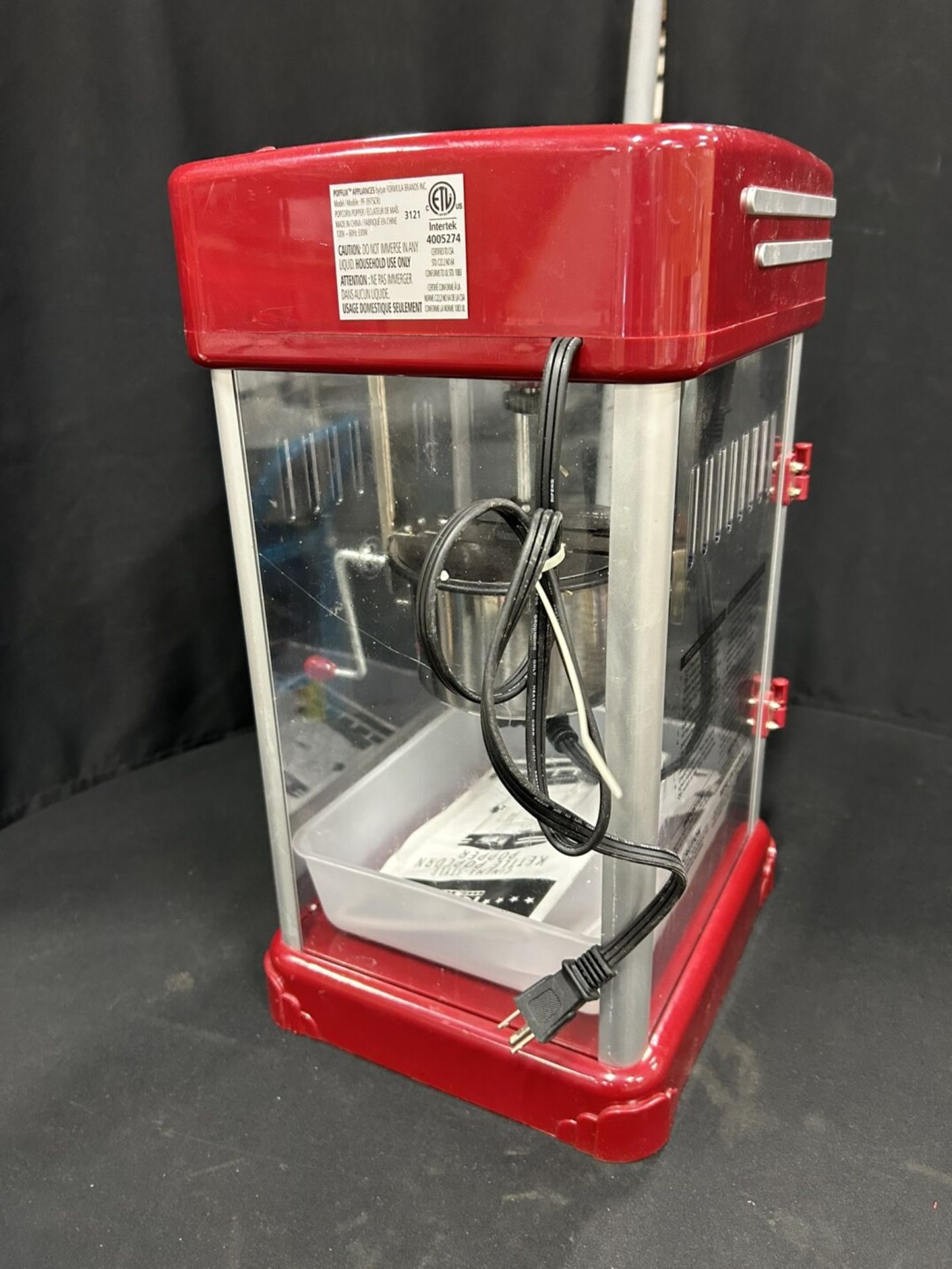 POP-FLEX COUNTER TOP ELEC. POPCORN MACHINE - Image 3 of 6