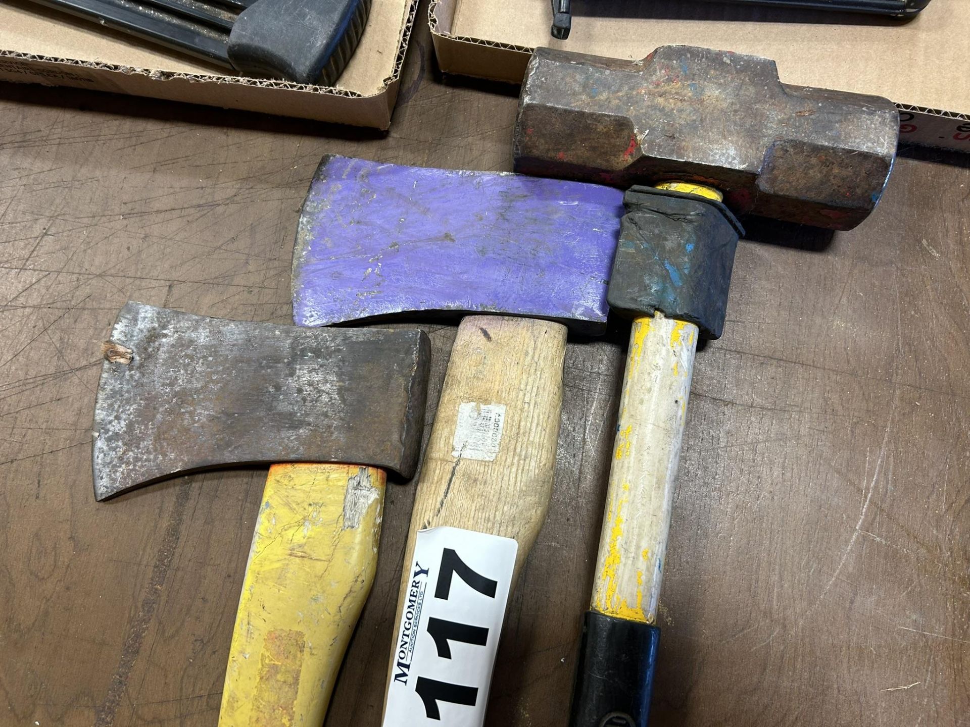 2-AXES AND SLEDGE HAMMER - Image 2 of 2