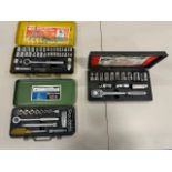 ASSORTED SOCKET AND RATCHET SETS