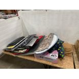 ASSORTED PLACE MATS, CUTTING BOARDS, HEAT PADS, ETC.