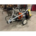 STIHL GAS POWERED TILLER W/ WHEEL KIT