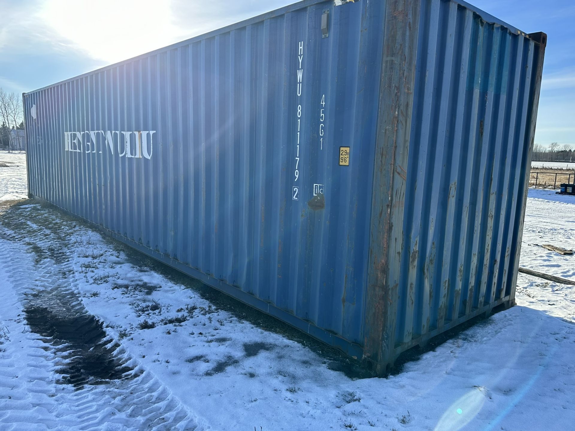 2010 40 FT HIGH CUBE SEA CONTAINER S/N HYWU8111792 - Image 3 of 9