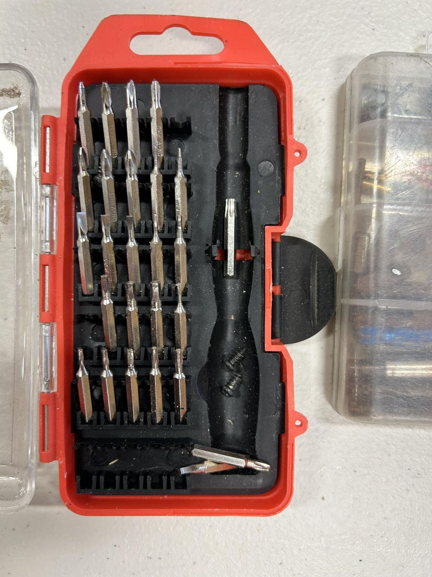 PRECISION DRIVER SET, DRIVER BITS, WIRE STRIPPERS, DRILL BITS, HEX KEYS, ETC. - Image 5 of 11
