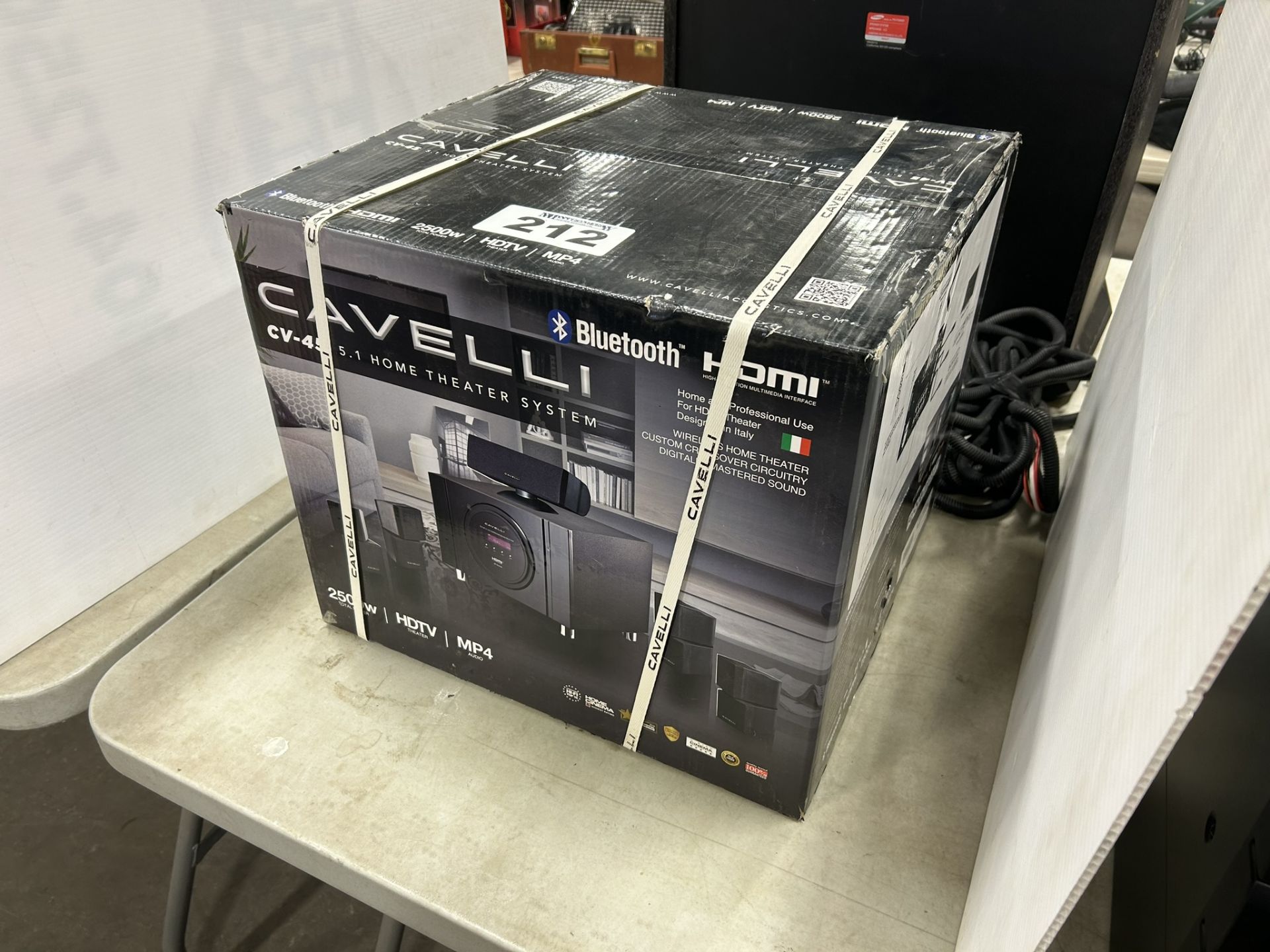 CAVELLI BLUETOOTH HOME THEATER SYSTEM (UNUSED, NEW IN BOX) - Image 2 of 2