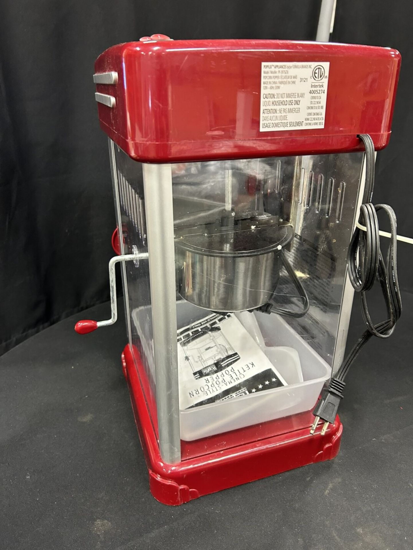 POP-FLEX COUNTER TOP ELEC. POPCORN MACHINE - Image 4 of 6