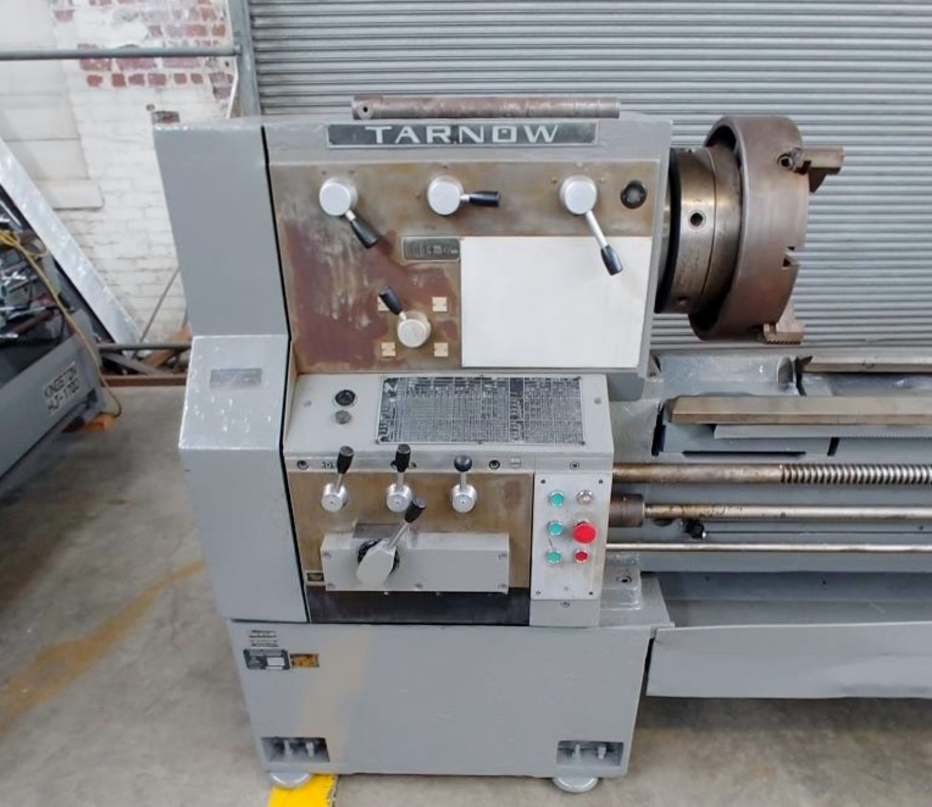 TARNOW TUJ 50M 22"/32" X 120" GAP BED ENGINE LATHE - Image 2 of 17