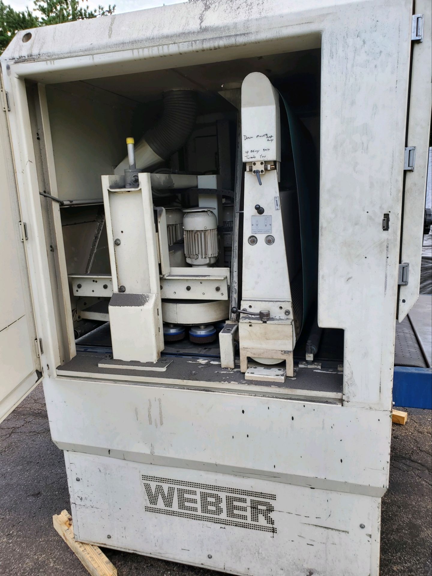 Weber TT-1P(6)1100 Wide Belt Grinding Machine - Image 3 of 6