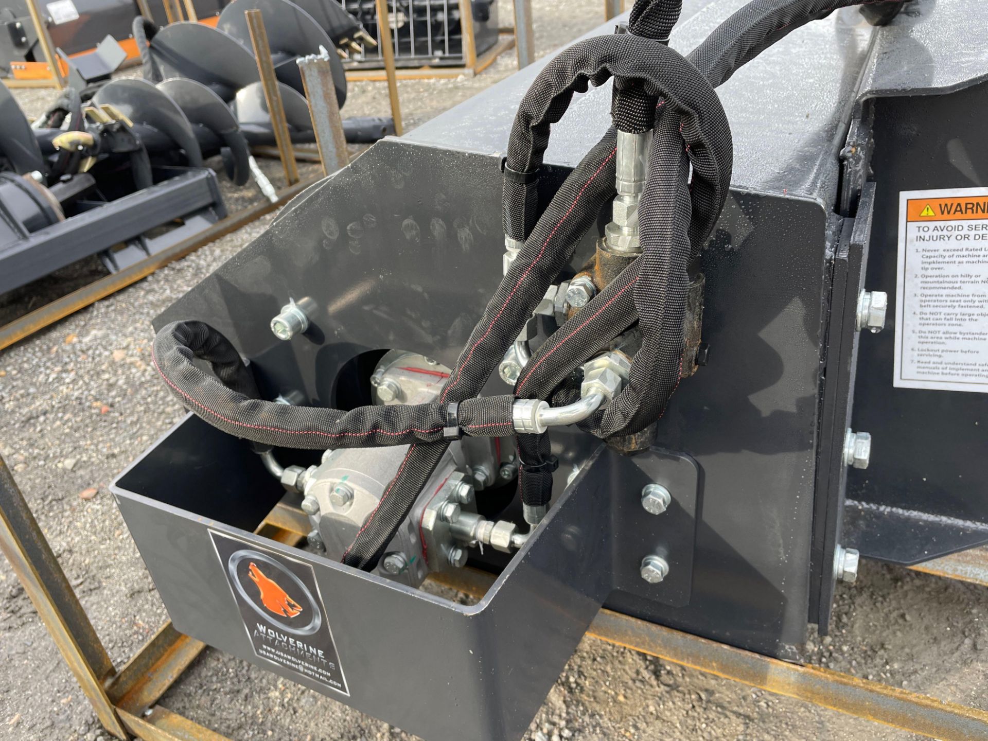 Unused Skid Steer Vibratory Roller Attachment - Image 6 of 7