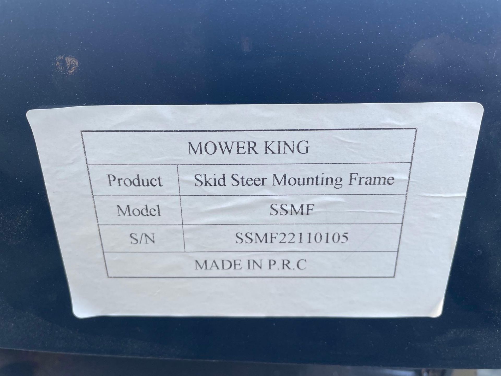 Unused 2022 Mower King SSMF Forklift Skid Steer Attachment - Image 6 of 6