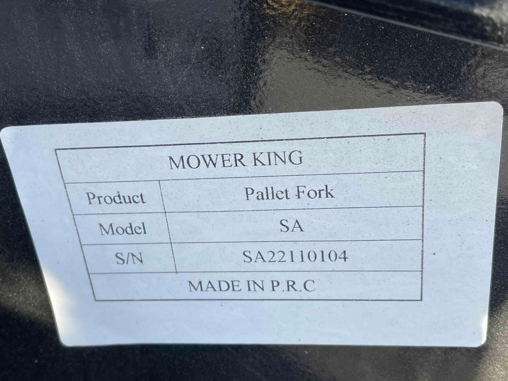 Unused 2022 Mower King SA Skid Steer Forks - Image 8 of 8