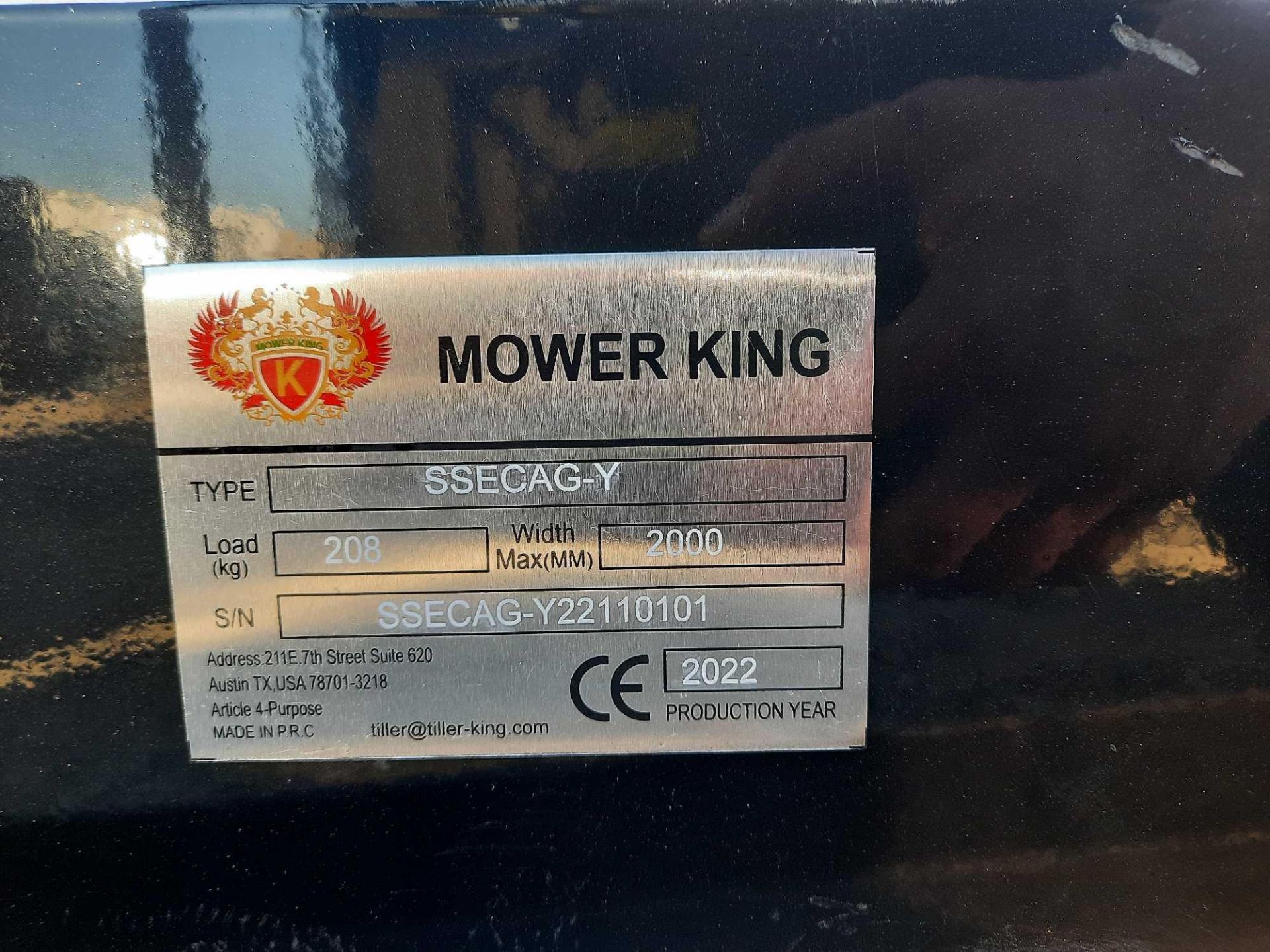 Unused 2022 Mower King SSECAG-Y Skid Steer Auger - Image 6 of 6