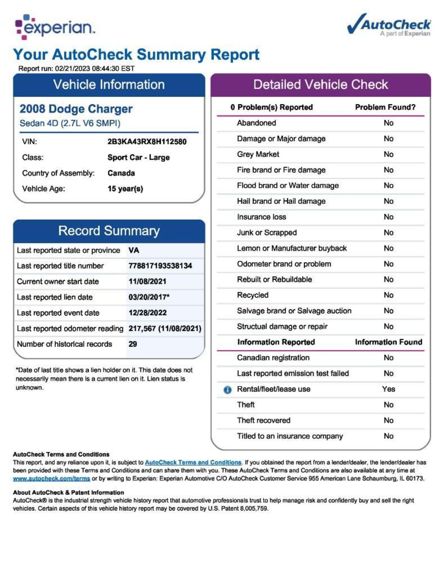 2008 Dodge Charger - Image 20 of 20