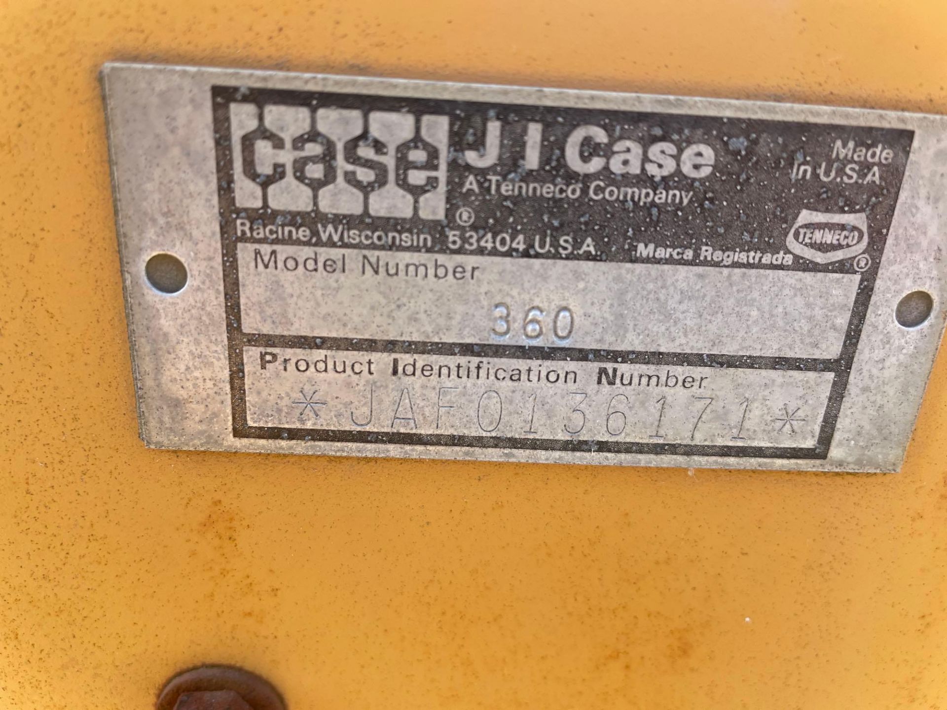 1988 Dixie Trailer with Case 360 Trencher - Image 5 of 25