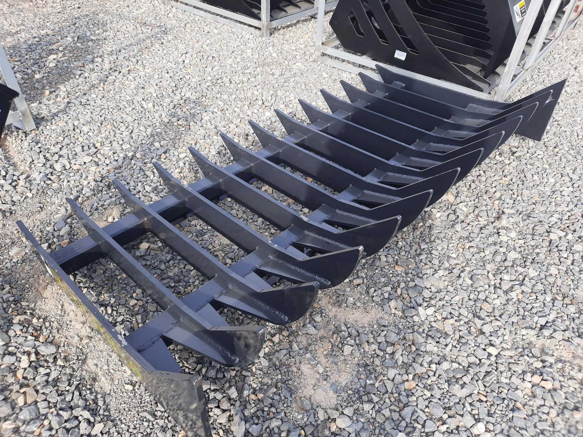 Unused 2023 Landhonor HL-RTR-0084W 84 In. Skid Steer Root Rake Attachment - Image 2 of 5