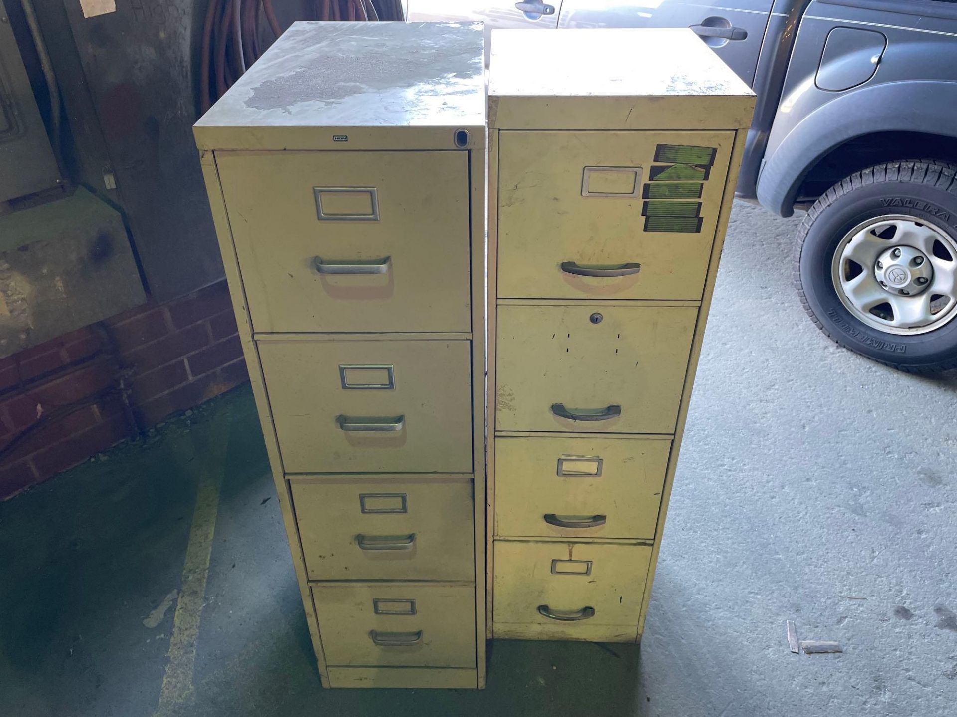 (2) 4-Drawer Filing Cabinets - Image 4 of 8