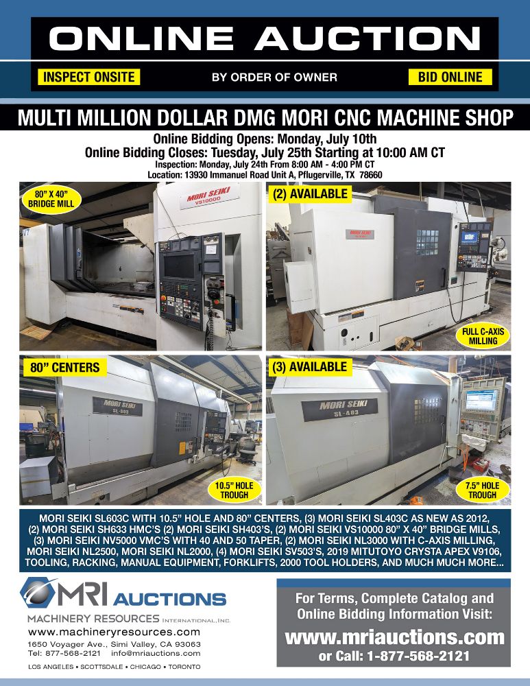 MULTI-MILLION DOLLAR DMG MORI CNC MACHINE SHOP AUCTION