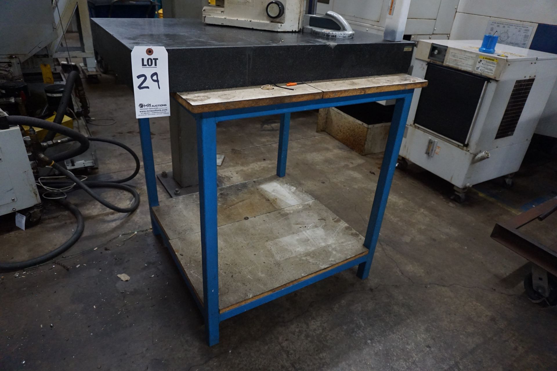 LOT TO INCLUDE: (1) GRANITE SURFACE PLATE WITH STAND 24" X 26", (1) GRANITE SURFACE PLATE 9" X 12"