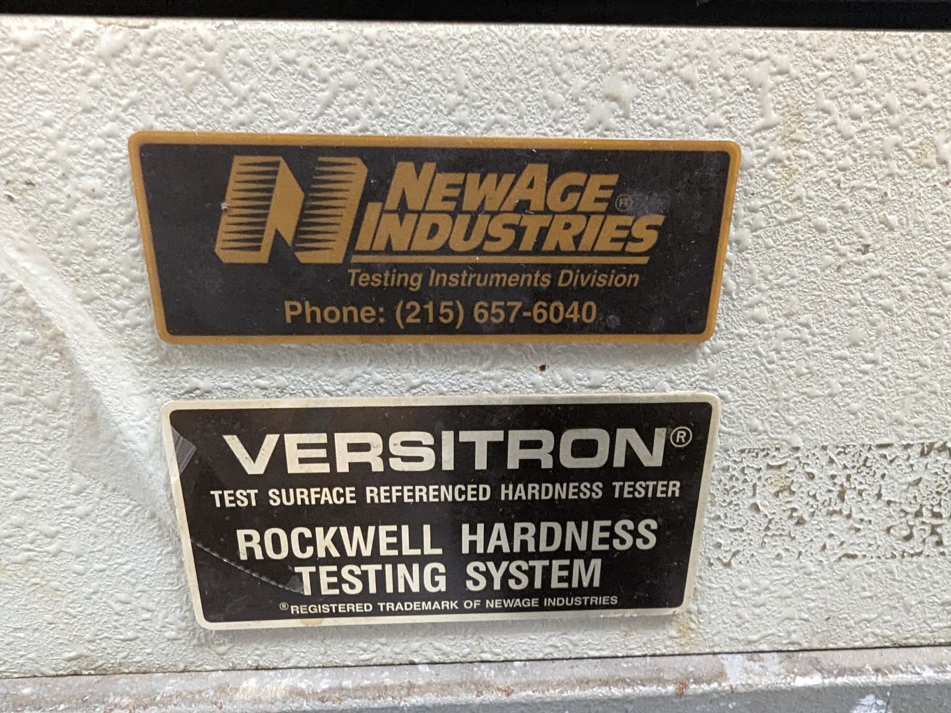 1997 ROCKWELL VERSITRON DIGITAL HARDNESS TESTING SYSTEM MODEL AT130RDB, S/N 6566 *MAINTENANCE - Image 4 of 5