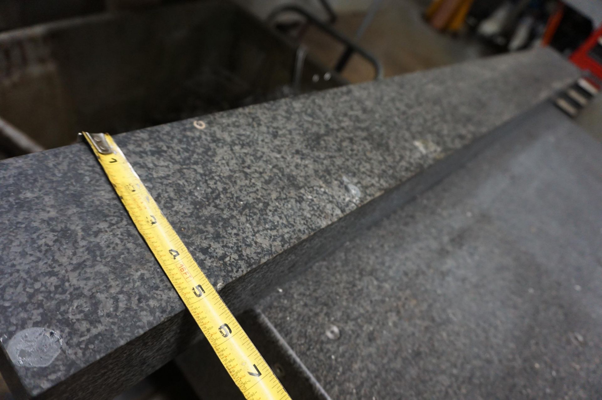 ZEISS GRANITE SURFACE PLATE, PREVIOUSLY USED WITH CMM, DIMENSIONS 41" X 48" - Image 7 of 7