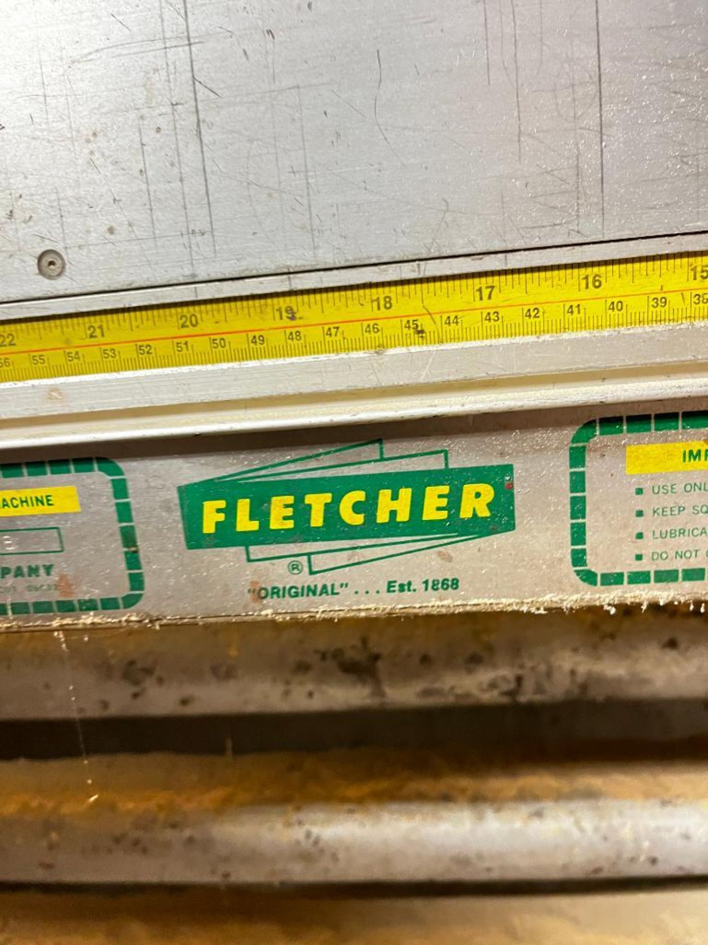 Fletcher HD Plastic/Glass Cutting Machine, 48" Capacity - Image 5 of 5