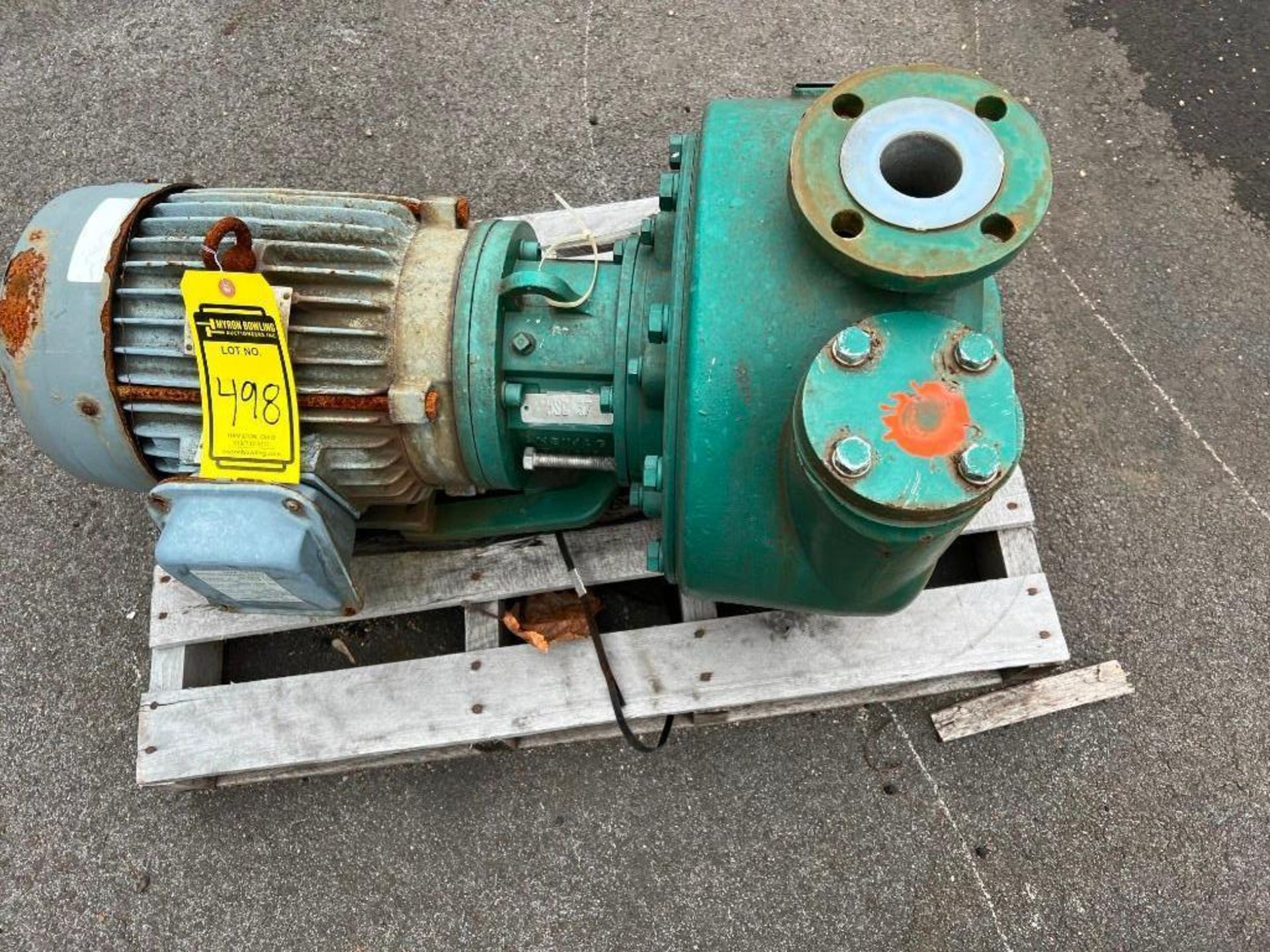 Ansimag Pump w/ 7.5 Hp Motor - Image 2 of 4