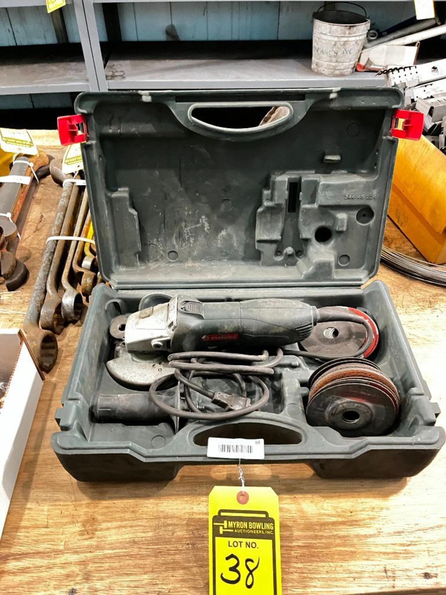 Metabo 4-1/2" Angle Grinder w/ Spare Abrasives & Case