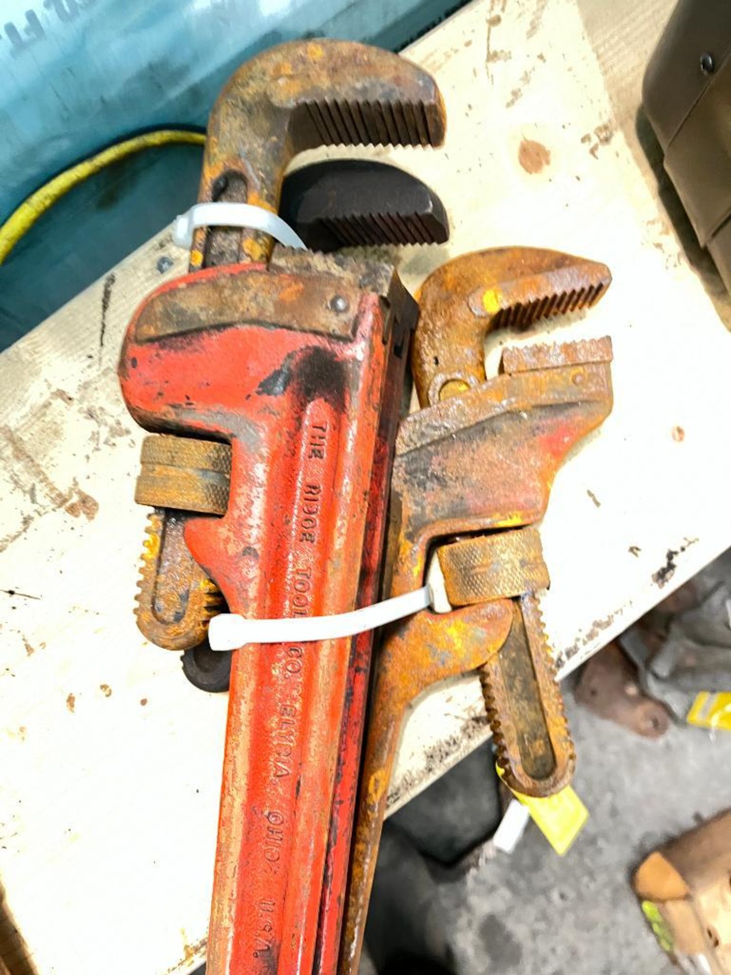 (3) Ridgid 24" Pipe Wrenches