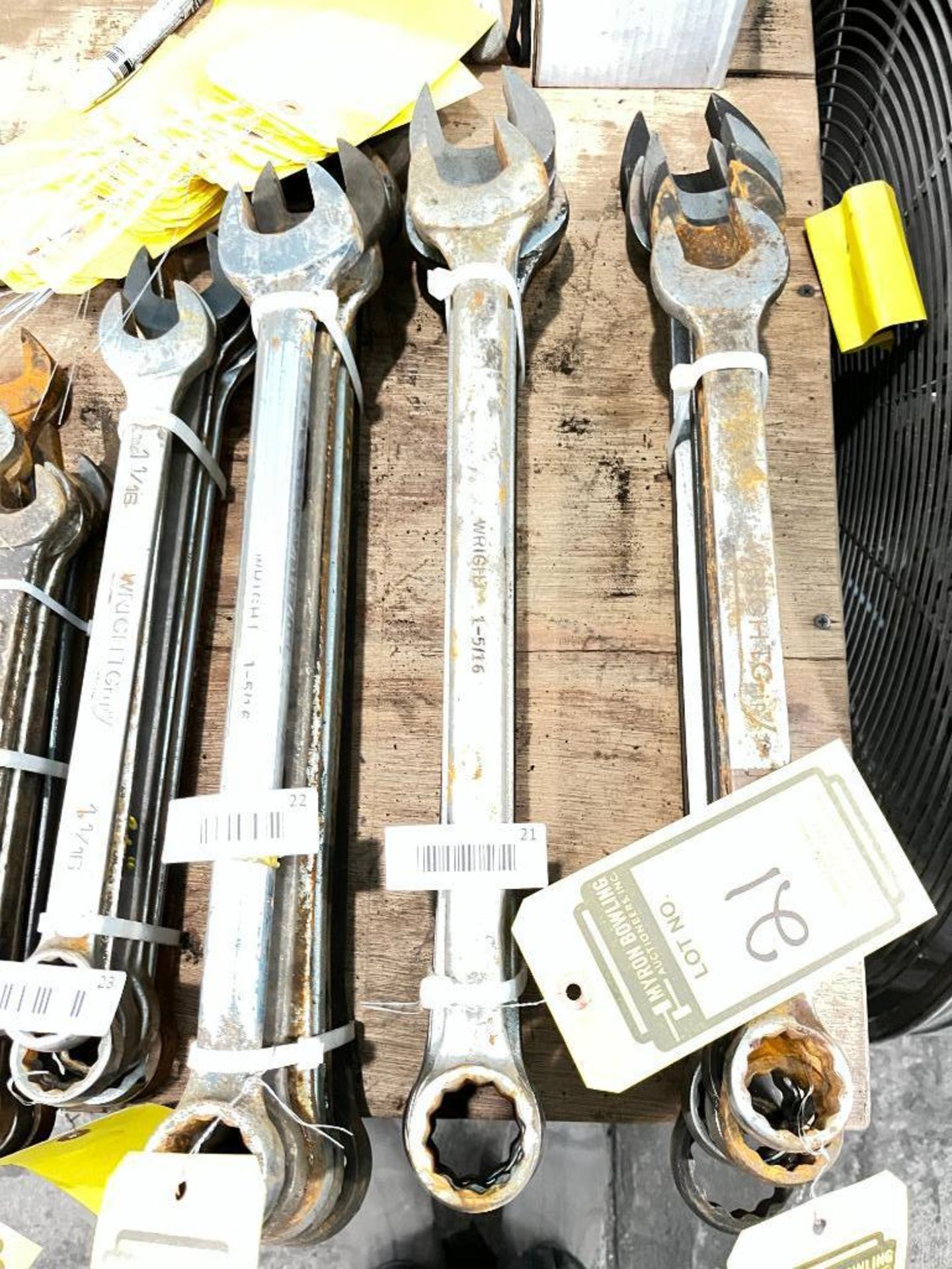 (6) Combination Wrenches Up to 1-1/2"