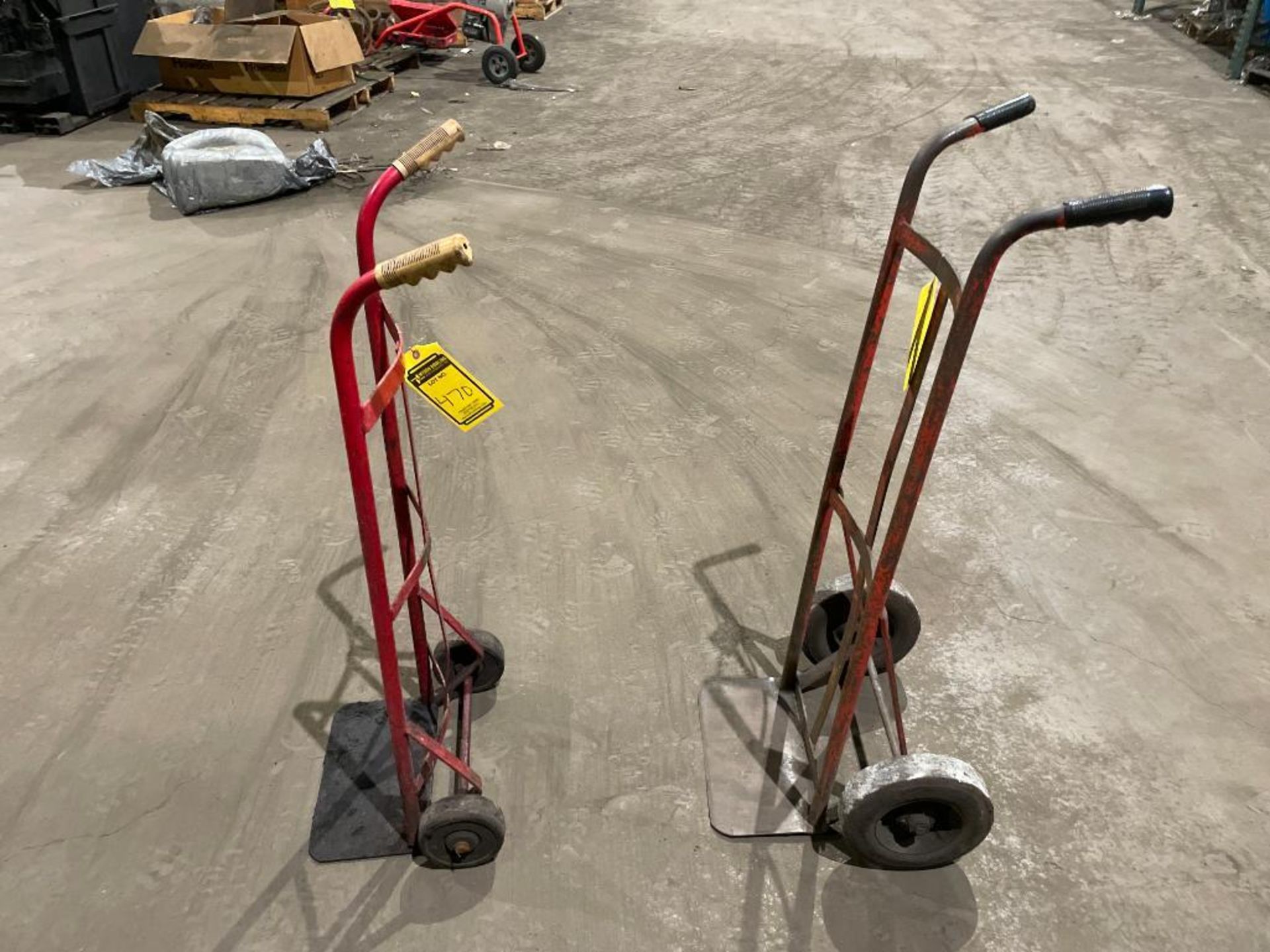 (2) 2-Wheel Hand Truck Dollies