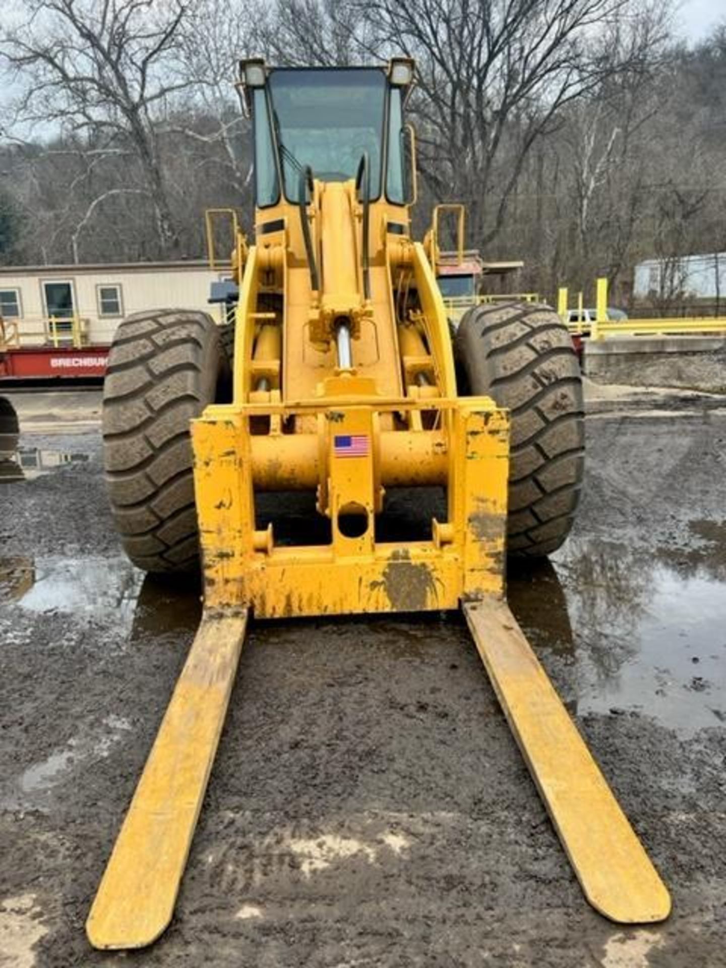 2001 John Deere 644EZ Wheel Loader, S/N 522531, w/ Forks, Enclosed Cab, Air Filled Tires,1,964.2 Act - Image 5 of 9