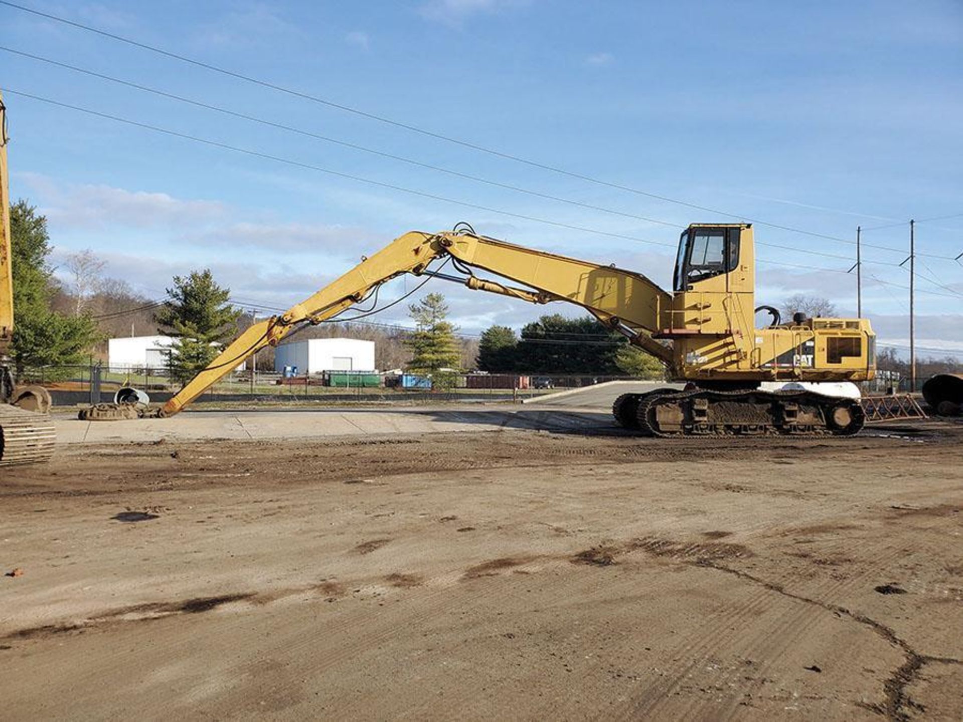 Caterpillar 350L High Cab Track Excavator w/ Ohio Magnet, 36" Steel Tracks, 3306D ITA Diesel Cat Eng