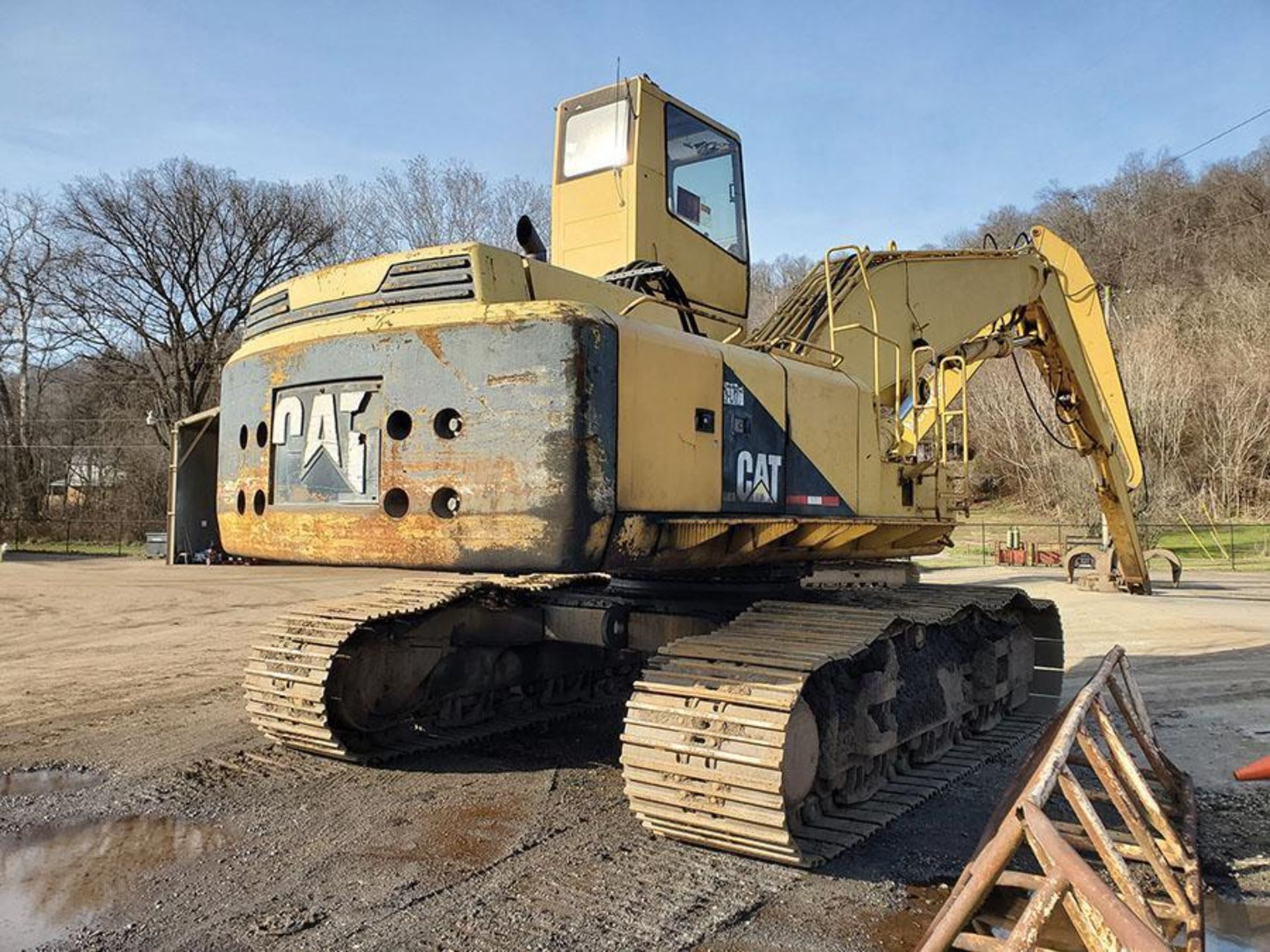 Caterpillar 350L High Cab Track Excavator w/ Ohio Magnet, 36" Steel Tracks, 3306D ITA Diesel Cat Eng - Image 17 of 23