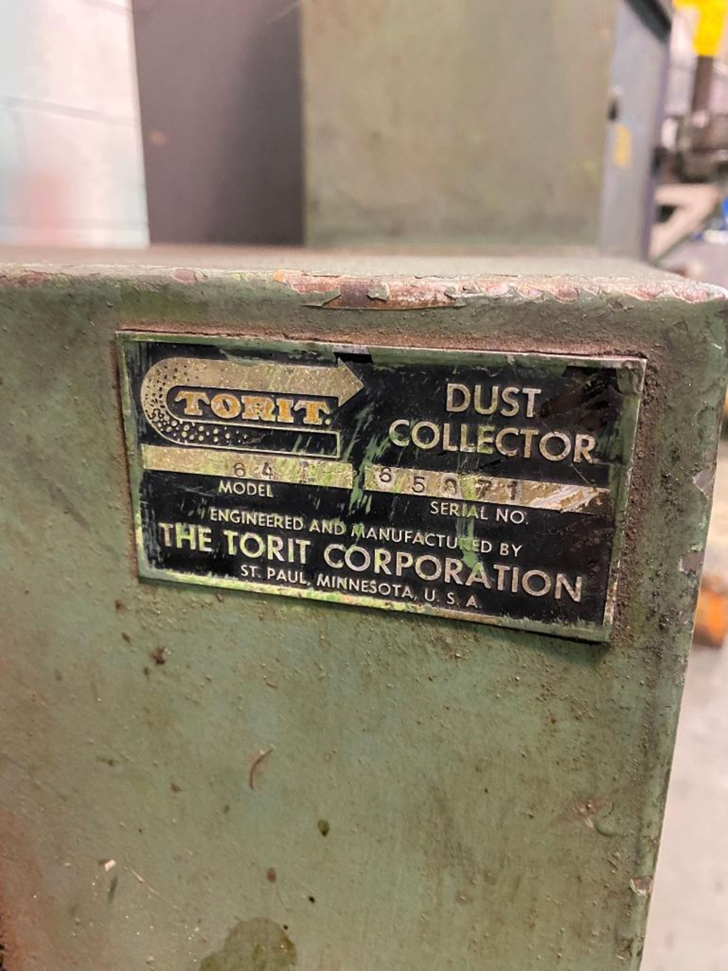 Torit Dust Collector, Model 64, S/N 65871 - Image 2 of 2