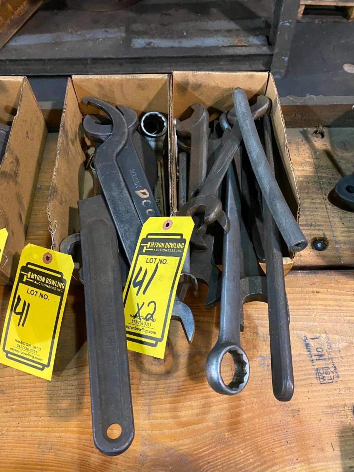 (2) Boxes of Assorted Wrenches