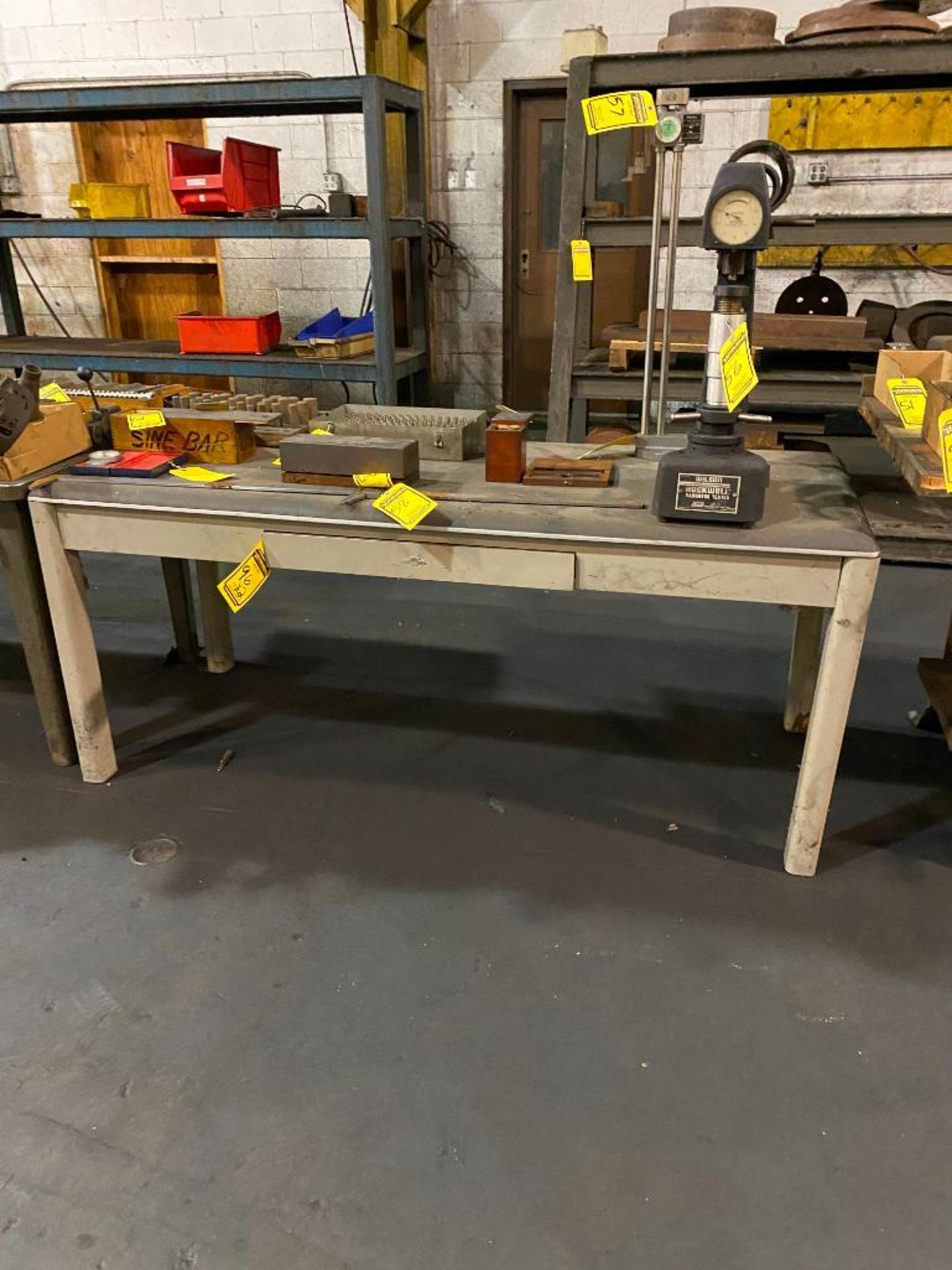 (1) Workbench, 8' x 34", (1) Desk, 6' x 30" - Image 2 of 2