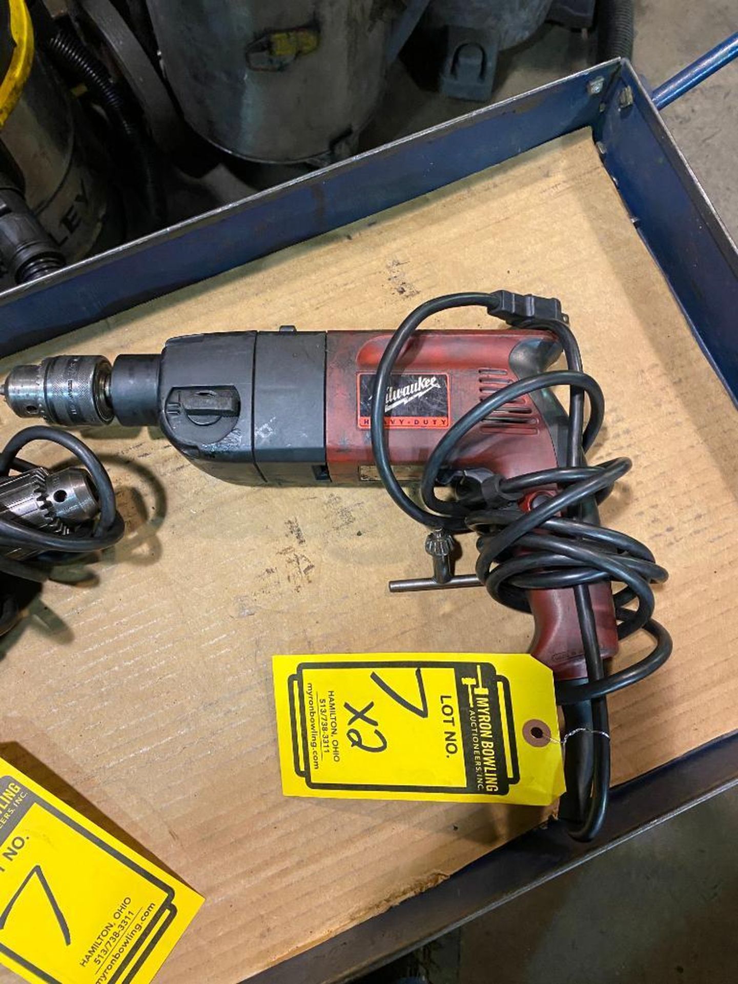 (1) Milwaukee 1/2" Hammer Drill, (1) Porter Cable Drill - Image 2 of 2