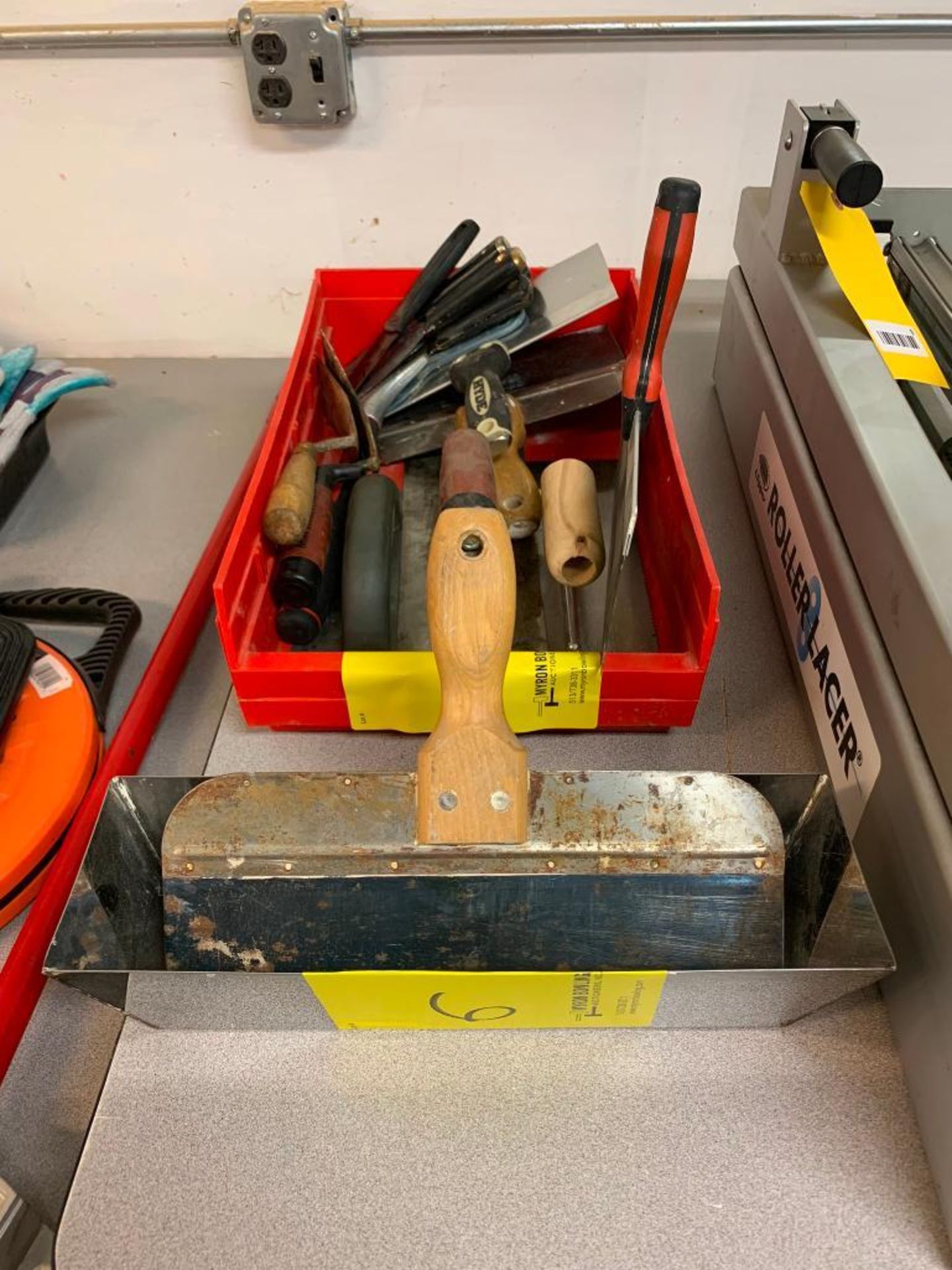 Assorted Concrete & Drywall Application Tools