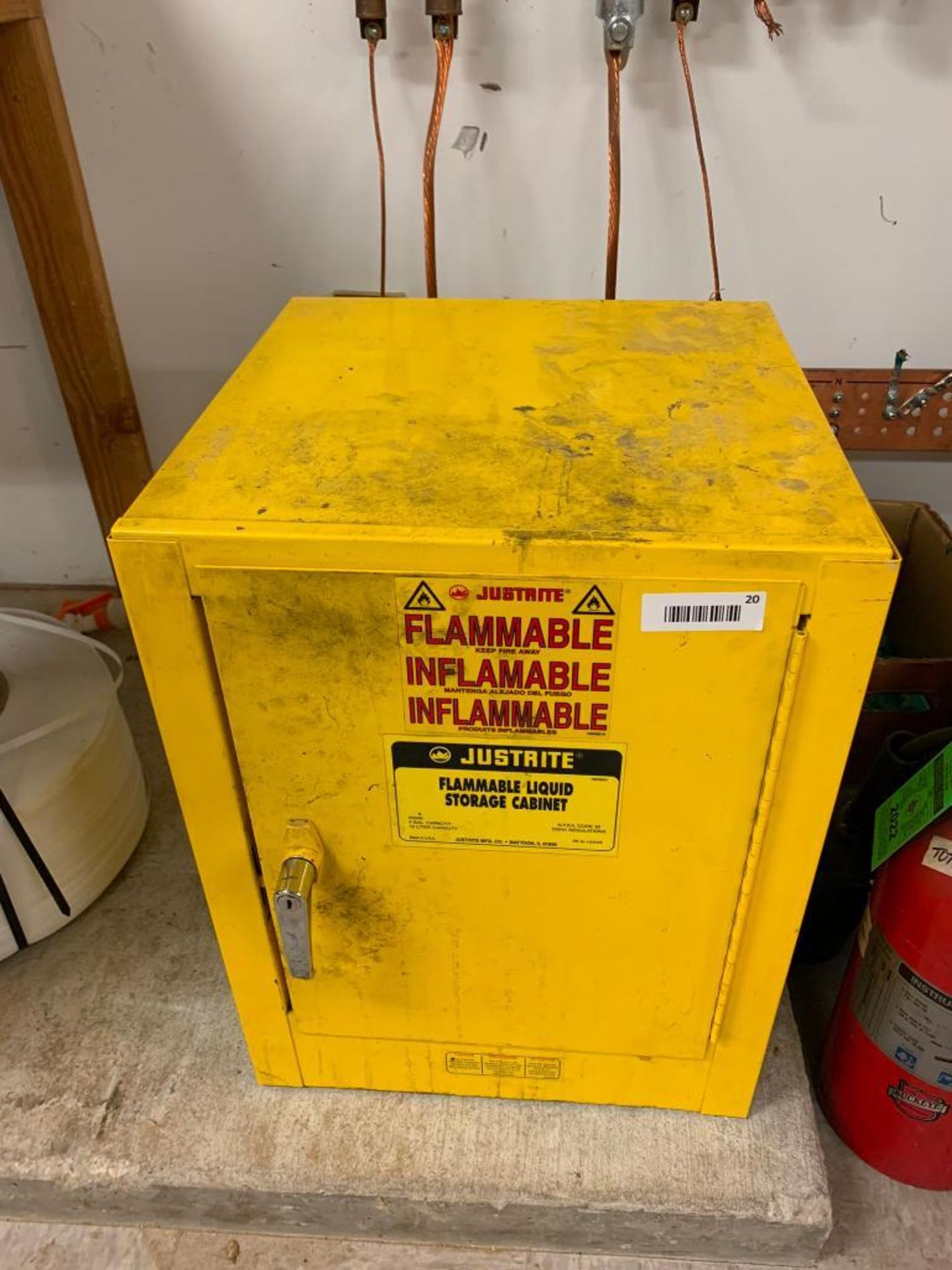 Justrite 4 Gallon Capacity Flammable Liquid Storage Cabinet