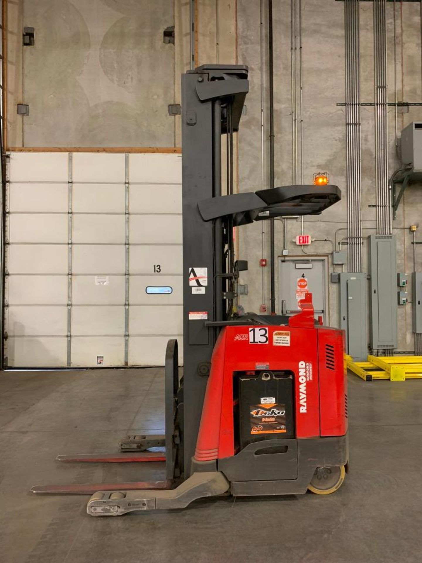 2006 Raymond 4,500-LB. Capacity Reach Truck, Model 740R45TT, S/N 740-06-CA06890, 36 V, Truck Weight