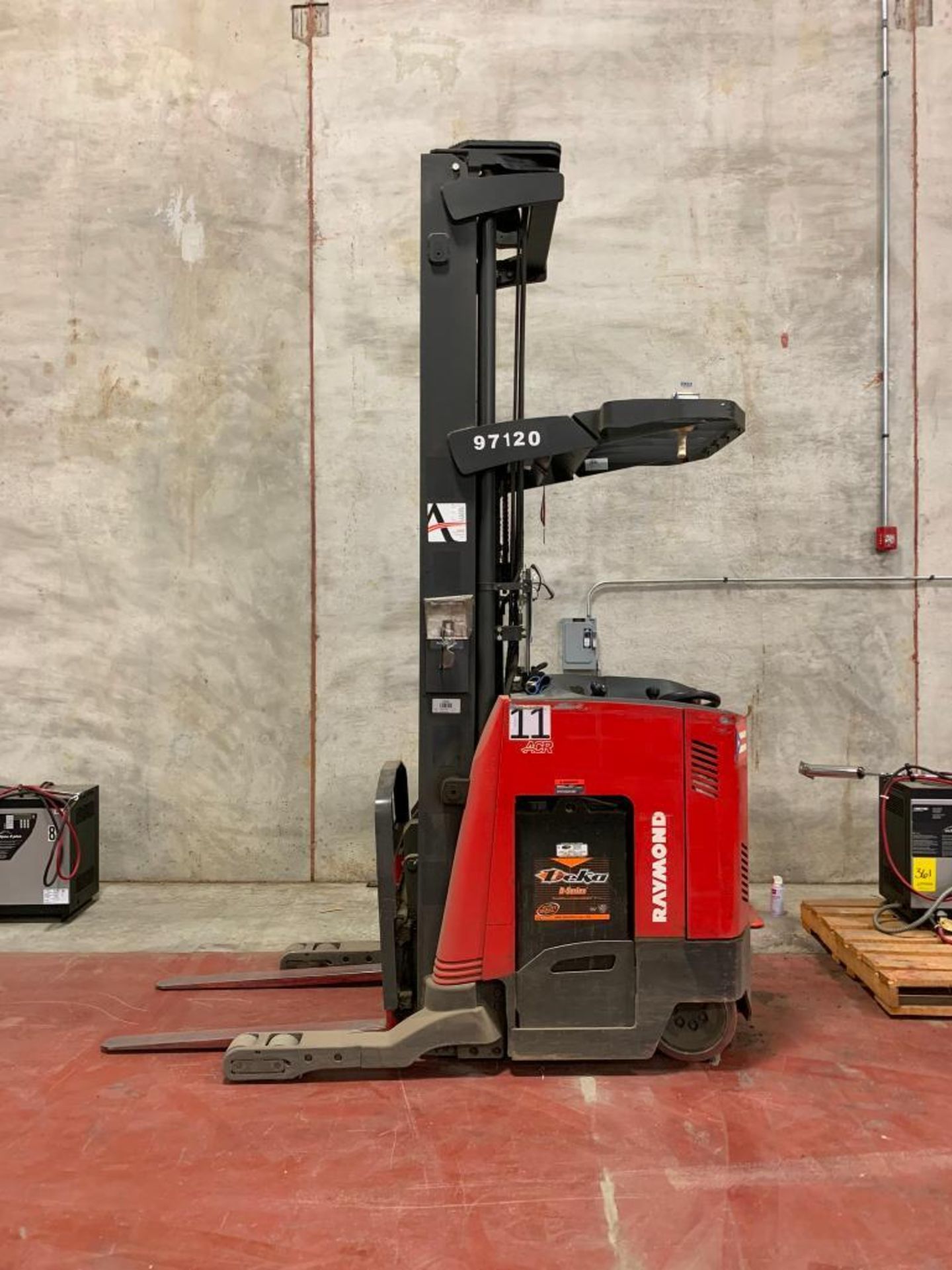 2008 Raymond 3,500-LB. Capacity Reach Truck, Model 740 R35TT, S/N 740-08-EB13316, 36 V, Truck Weight