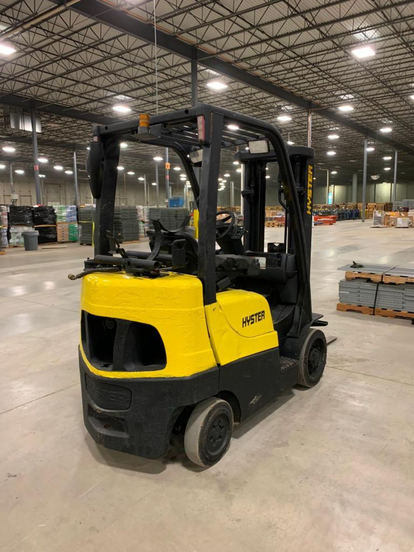 2005 Hyster 5,000-LB. Capacity Forklift, Model S50FT, S/N F187V03816C, LPG, Solid Tires, 3-Stage Mas - Image 5 of 7