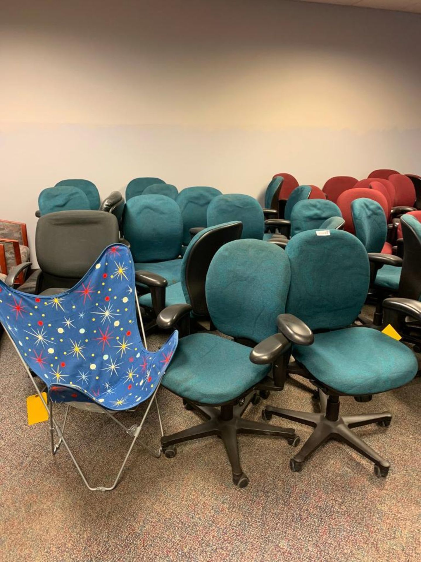 (16) Teal Chairs, Planetary Chair, (2) Other